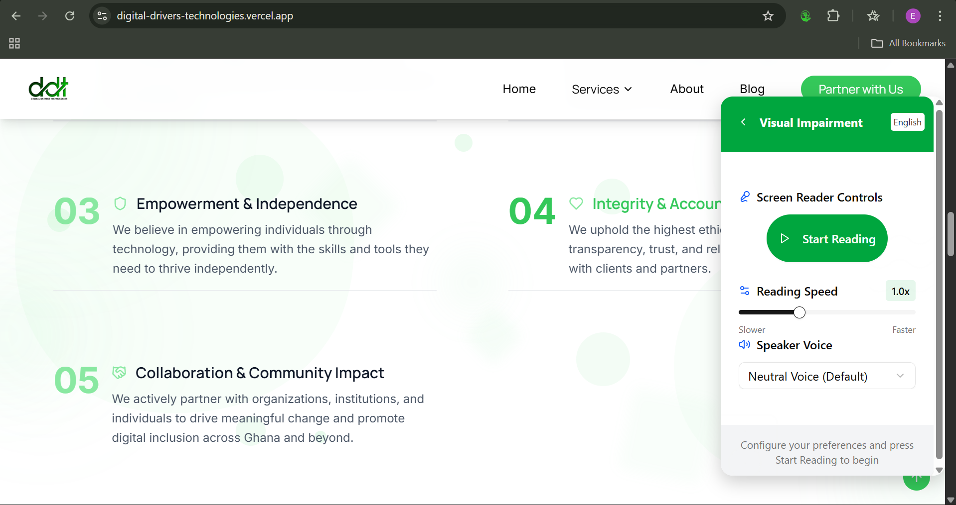 Boafo Accessibility Widget