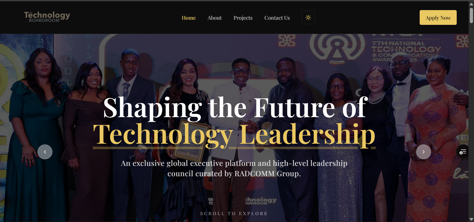 The Technology Boardroom Platform